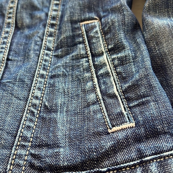 1969 GAP Vintage Limited Edition Sz XS Icon Trucker Denim Button up Jacket 2007 - Picture 15 of 16
